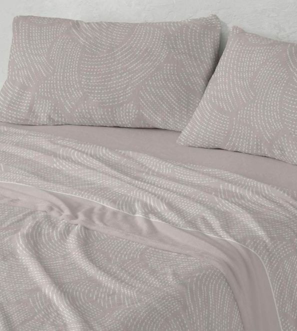 Juego de sábanas Nacarina beige oscuro diseño 033