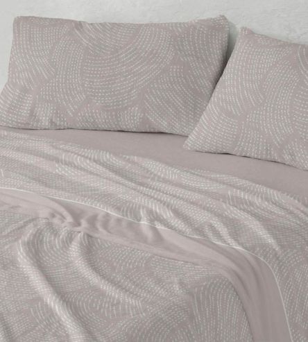 Juego de sábanas Nacarina beige oscuro diseño 033