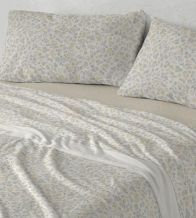 Sábanas de coralina beige animal print 104