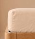 Sábana bajera ajustable Algodón, A8 Beige