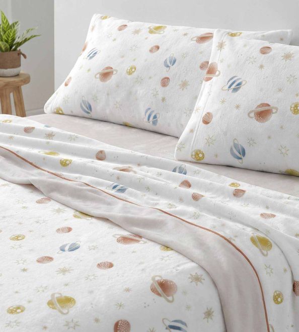 Sábanas de Coralina - Teja estampado 107