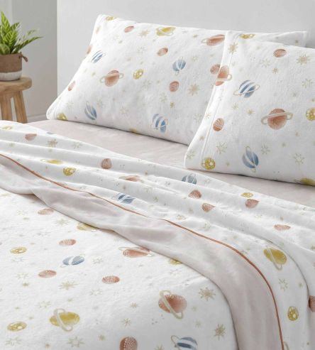 Sábanas de Coralina - Teja estampado 107