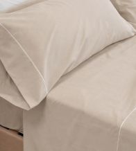 Juego sábanas algodón 100%, color Beige 685