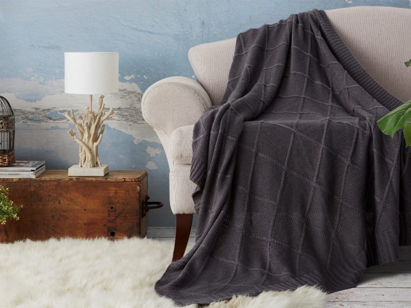 nueva coleccion de mantas plaid para el sofá