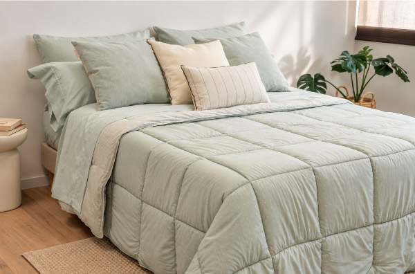 colcha coverlet verde