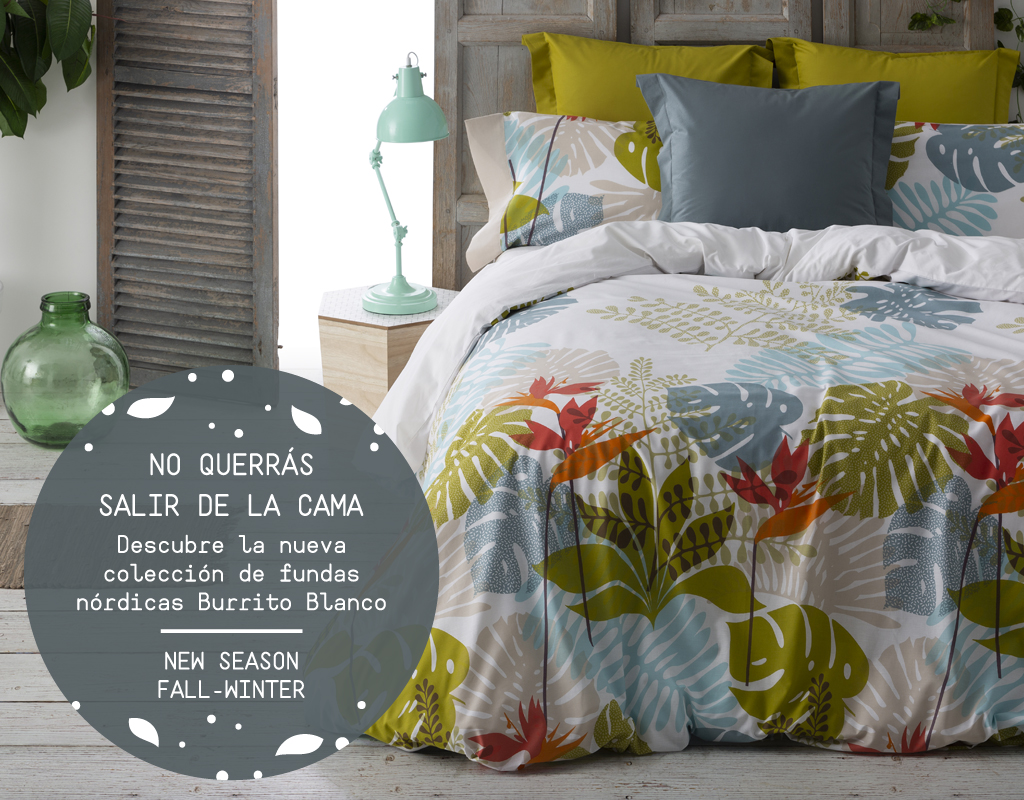 Fundas nórdicas y ropa de cama Burrito Blanco