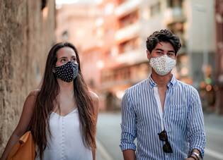 Mascarillas antivirus estampadas adulto