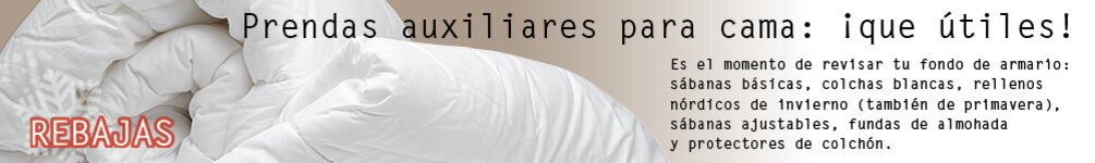 Prendas auxiliares para cama, ¡Qué útiles!