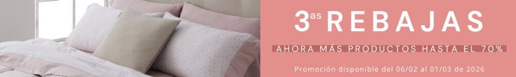 Rebajas en ropa de cama y textil de hogar